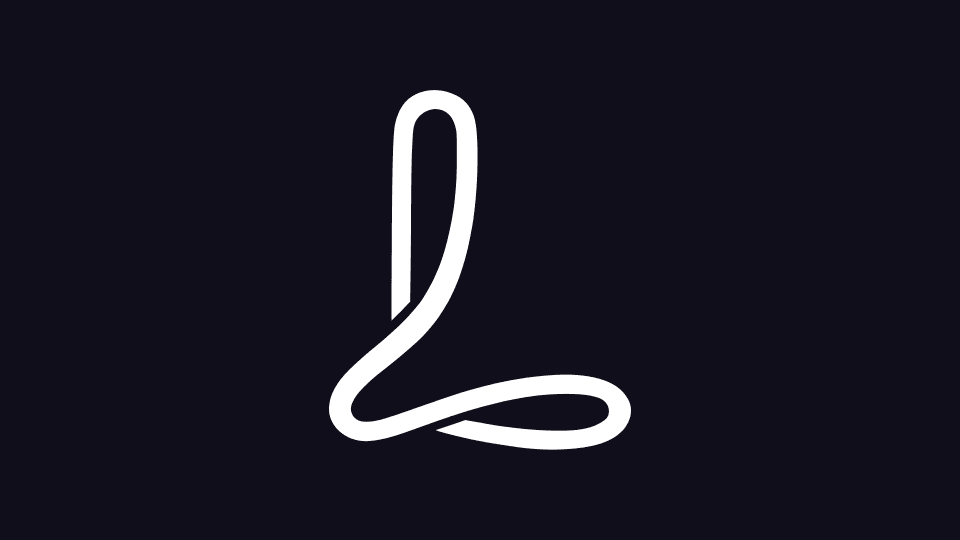 The Loira AI logo mark, a looping letter L